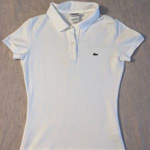 Lacoste Womens Fitted Polo